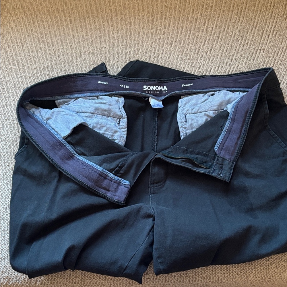 Sonoma Men's Black Chinos